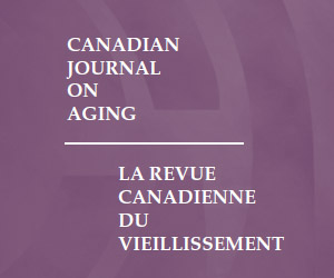 Canadian Journal on Aging Core banner