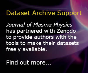 Journal of Plasma Physics and Zenodo partnership
