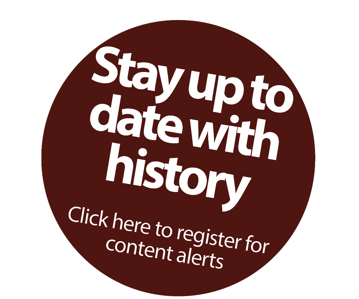History content alerts banner - circle
