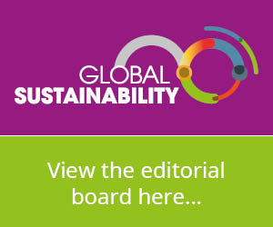 View the Global Sustainability Editorial board