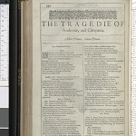 Shakespeare, William. Antony and Cleopatra. In Mr. William Shakespeares comedies, histories, & tragedies: published according to the true originall copies. London: Isaac Jaggard and Edward Blount, 1623.