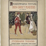 Smith, Sarah K. Shakespearean festival, Ben Greet Players of London, Studebaker Theater. London: 1905.