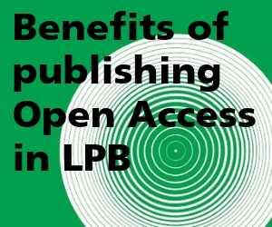 Benefits of publishing OA in LPB
