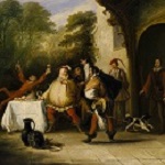 Cawse, John. Pistol announcing to Falstaff the death of the king. ca. 1820s.