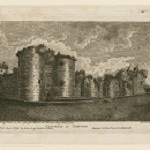 Birrell, A., printmaker. Castle at Rouen, The First Part of King Henry VI, act 3, scene II. London: E. Harding, 1790.