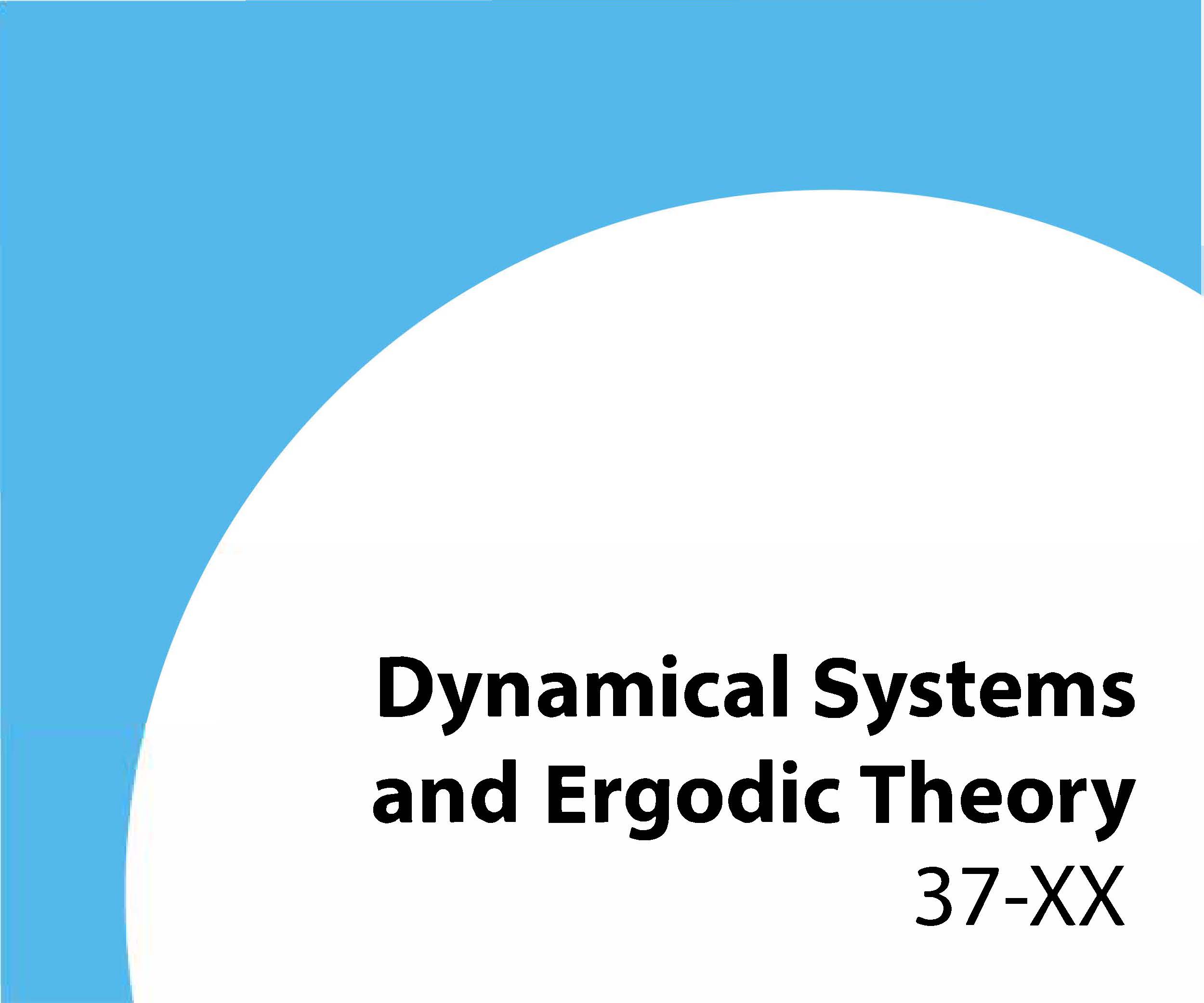 37-xx Dynamical systems and ergodic theory