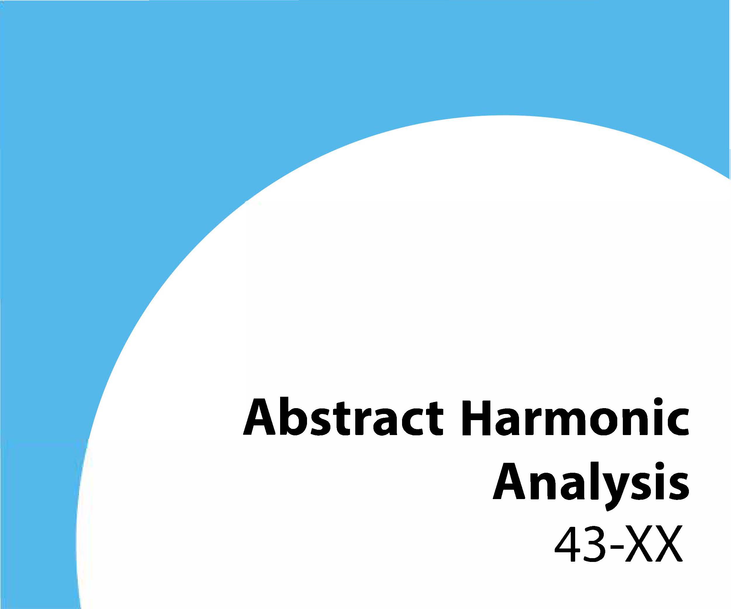 43-xx Abstract harmonic analysis