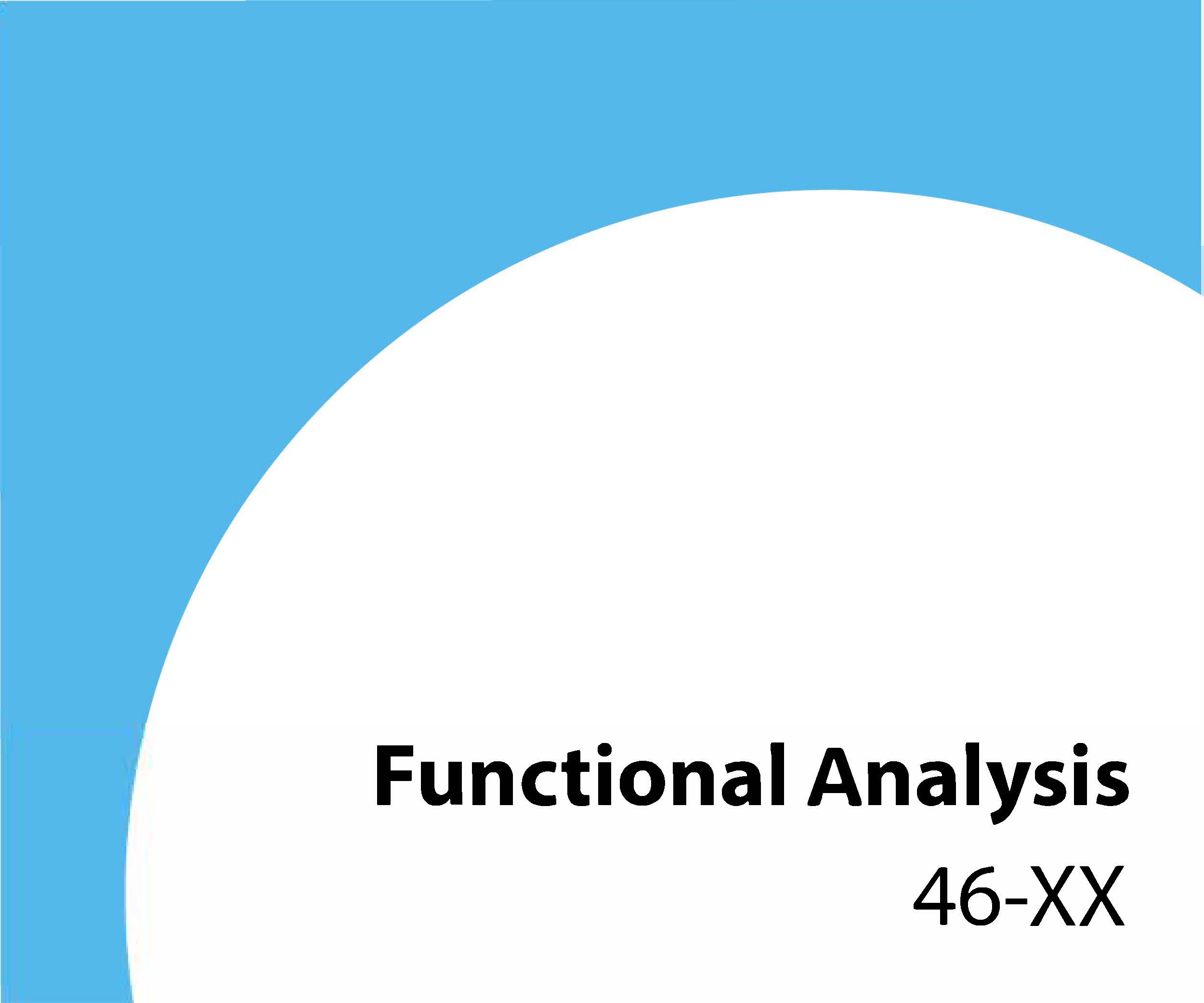 46-xx Functional analysis