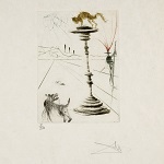 Dalí, Salvador, artist. Much Ado about Shakespeare, no. 6. 1970. - opens in new tab