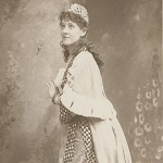 Unknown photographer. Virginia Dreher as Bianca [in Shakespeare's Taming of the Shrew]. United States?: mid to late nineteenth century. - opens in new tab