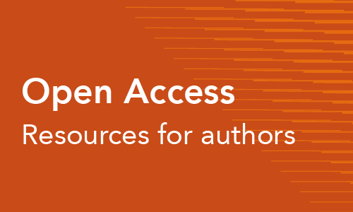 Open Access resources for authors button