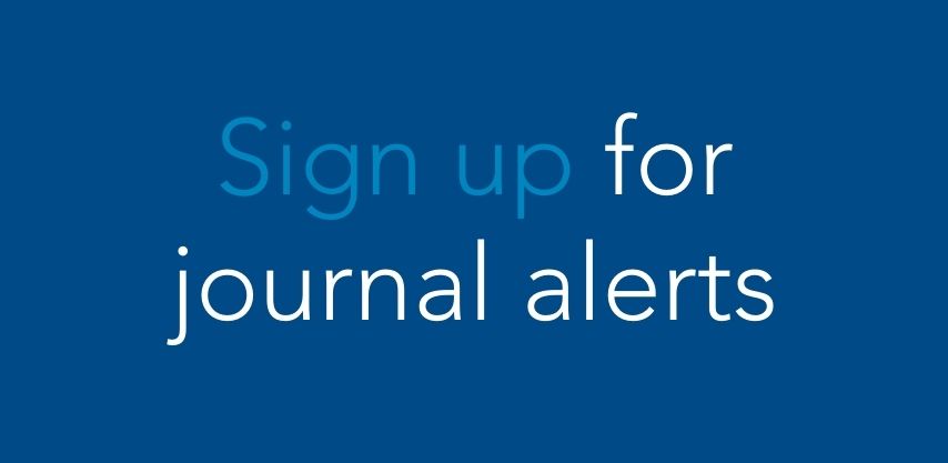 Sign up to journal alerts