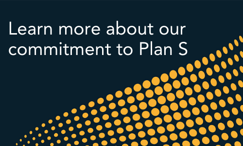 Learn more about our commitment to Plan S