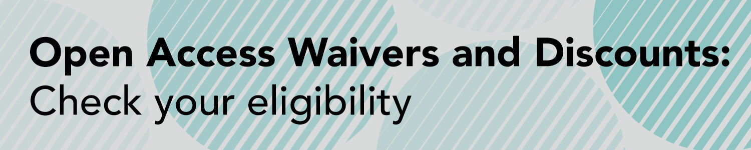 Open Access waivers and discounts check your eligibility