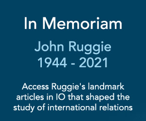 John Ruggie’s IO Legacy