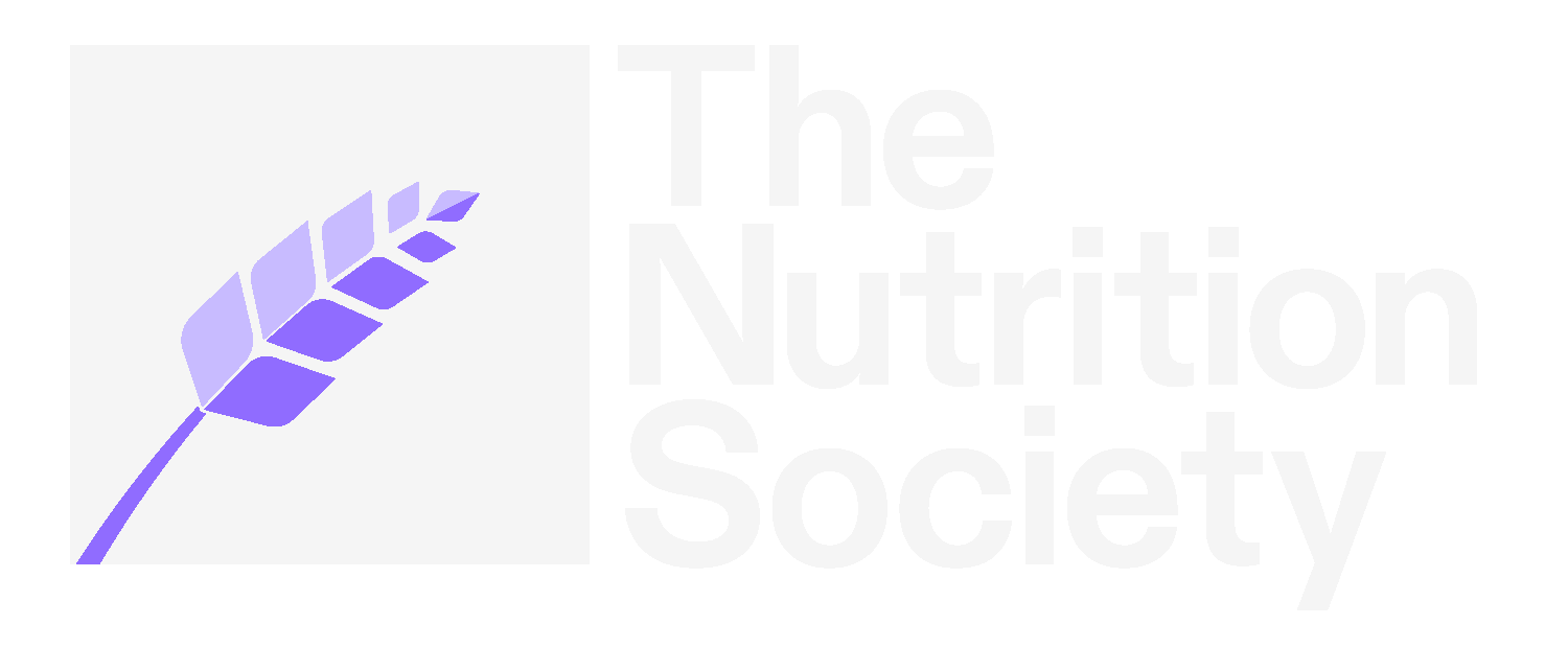 Nutrition Society Logo in purple and white