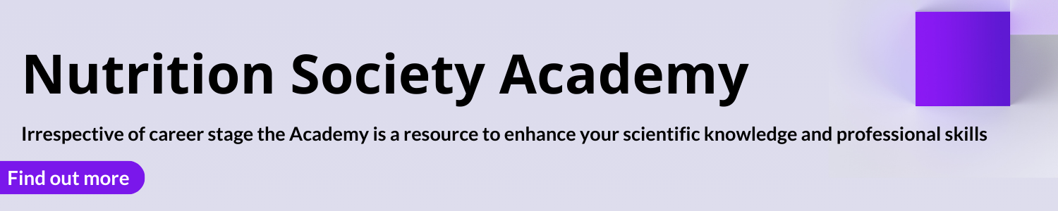 Click to explore the Nutrition Society Academy