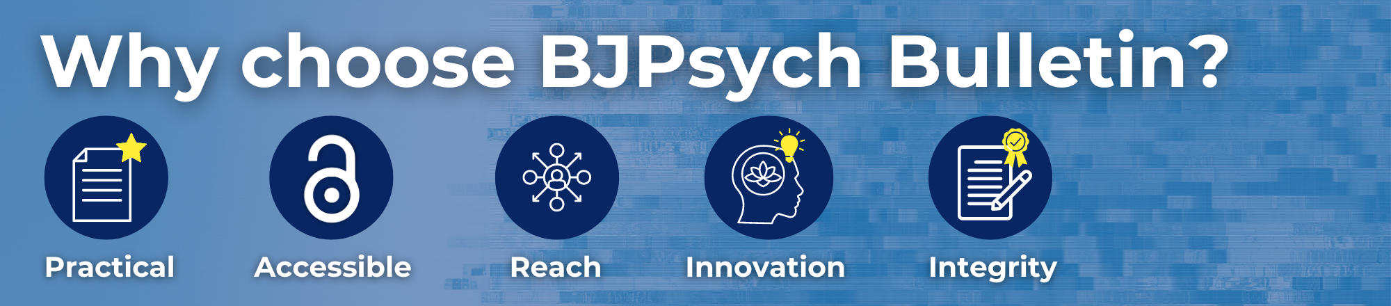 Why Choose BJPsych Bulletin