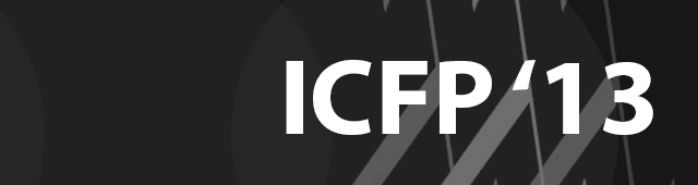 Article collection from 2013's ICFP conference