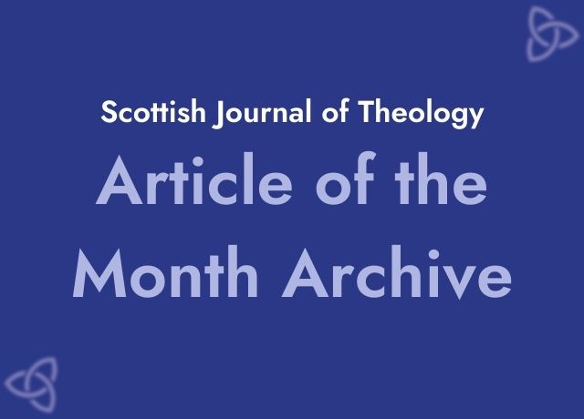 Article of the Month Archive