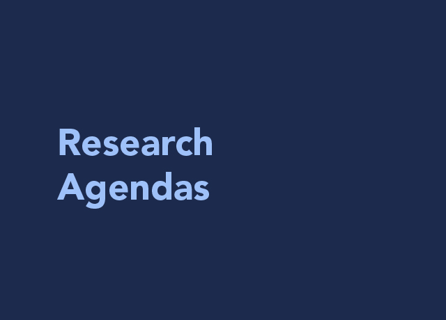 Research Agendas