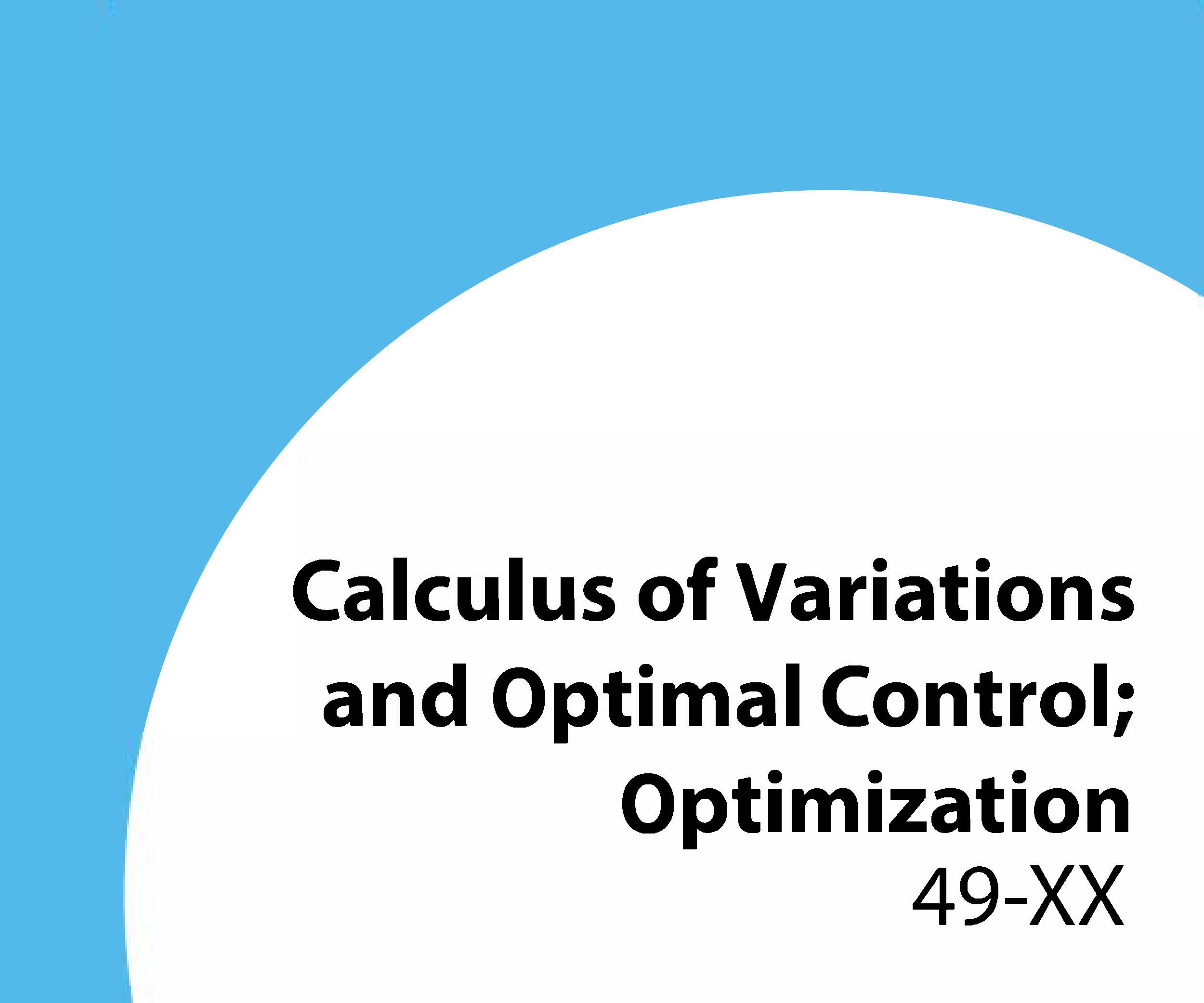 49-xx Calculus of variations and optimal control; optimization
