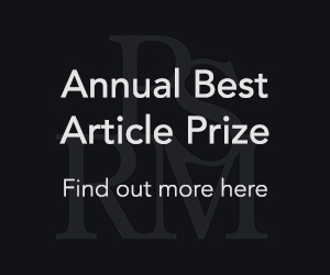Best Article Prize banner