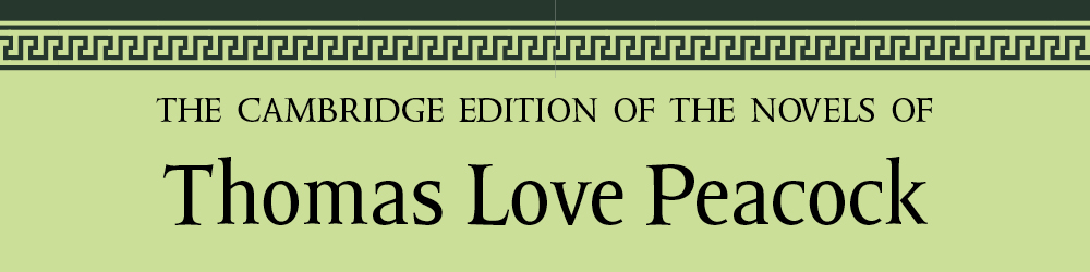 The Novels of Thomas Love Peacock