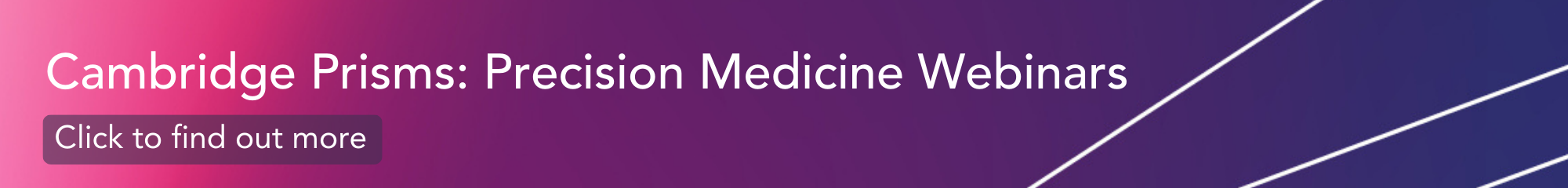 Precision Medicine Webinar Series Banner