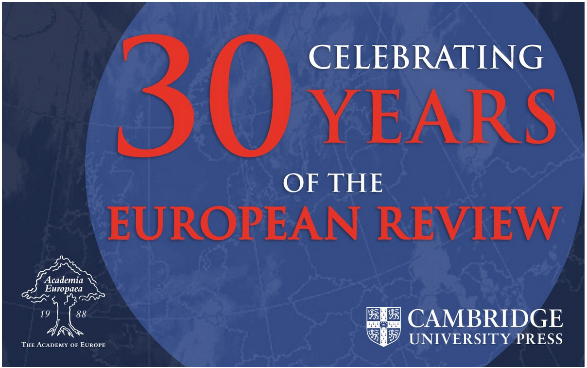 Celebrating 30 years of the European Review