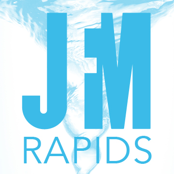 a whirlpool image promoting JFM Rapids