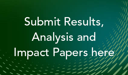 Submit results, analysis and impact papers here