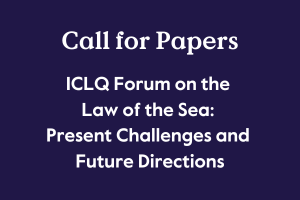 Banner linking to the CFP for ICLQ Forum