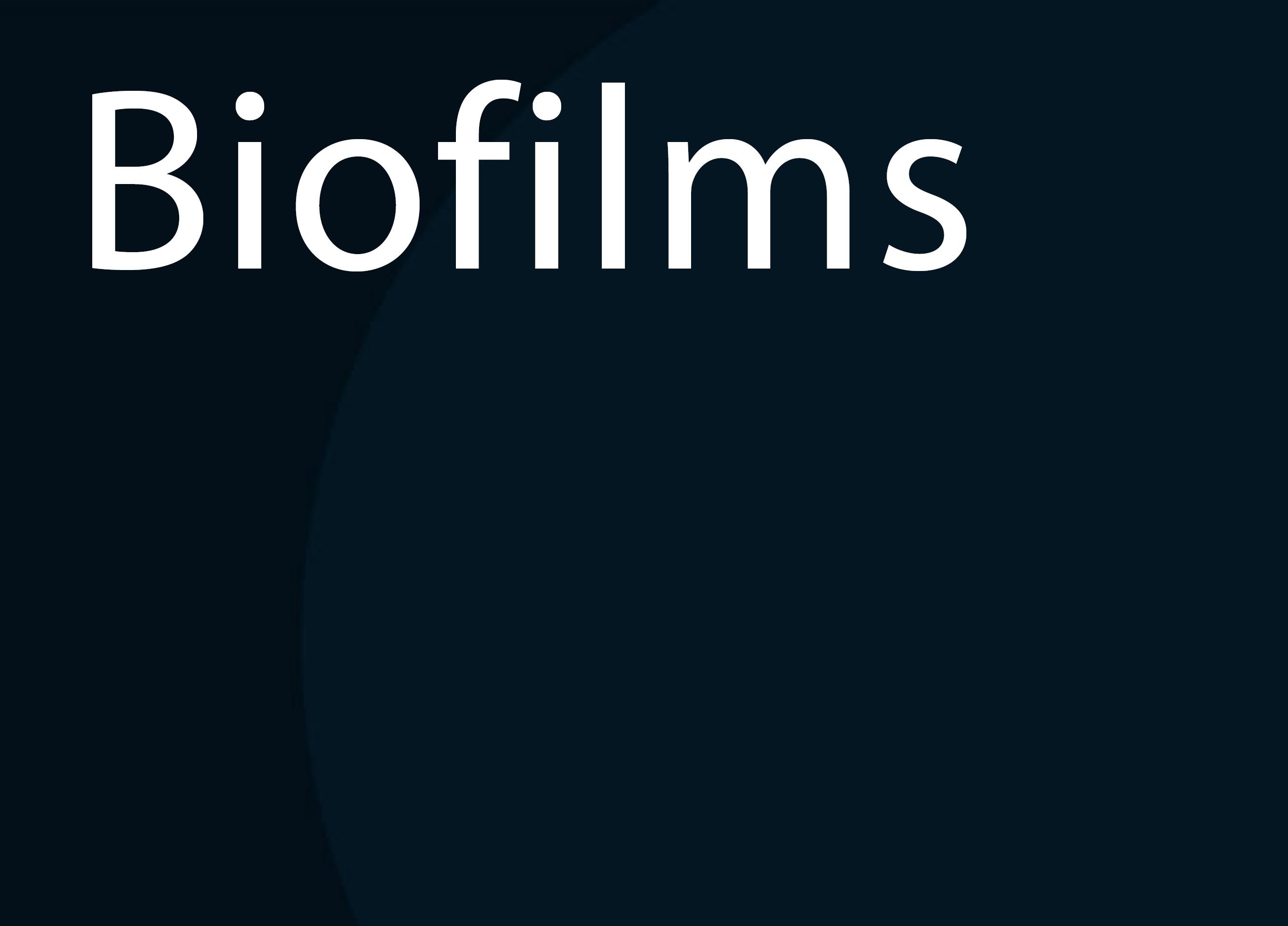 Special issue: Biofilms