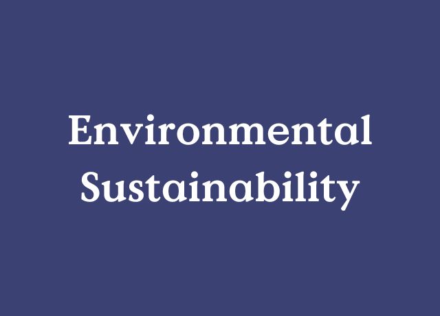 Environmental Sustainability Collection